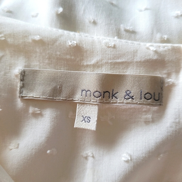 Monk & Lou Swiss Dot Ayanna Flowy Babydoll Dress - Picture 10 of 11